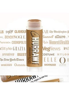 Hurraw! Chocolate Lip Balm 2 Pack: Organic Certified Vegan Cruelty And Gluten Free. Nongmo 100% Natural Ingredients. Bee Shea Soy And Palm Free. Made In Usa  - Image 5