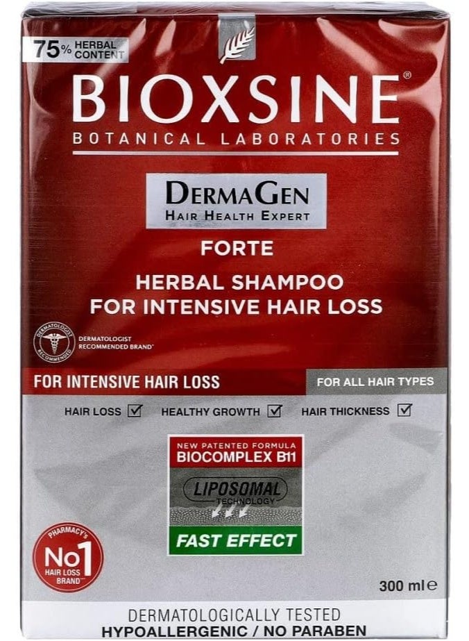 Bioxsine Derma Gen FORTE Haarausfall Shampoo,300ml  - Image 2