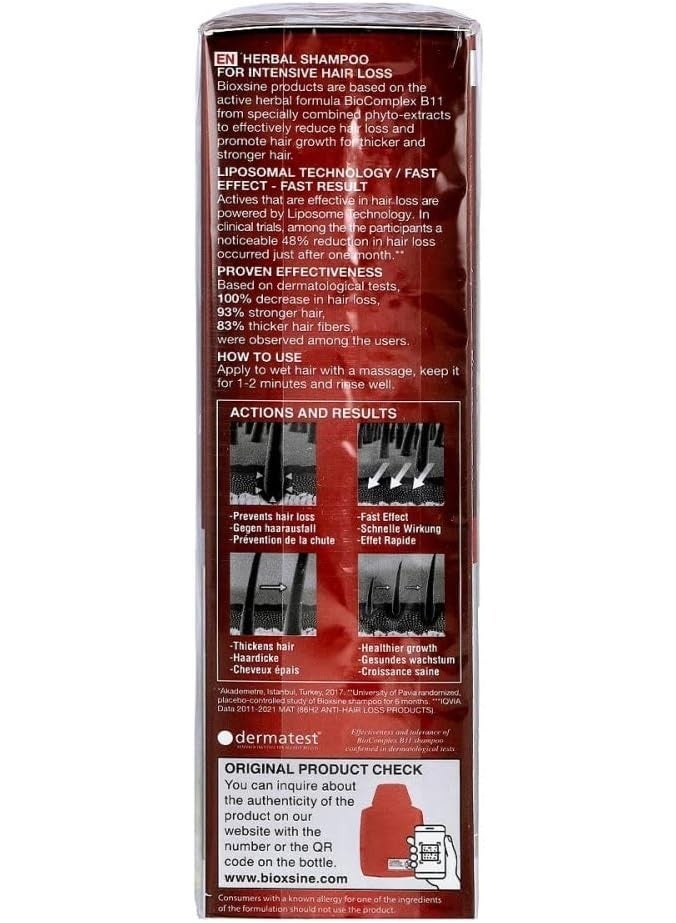 Bioxsine Derma Gen FORTE Haarausfall Shampoo,300ml - Image 2