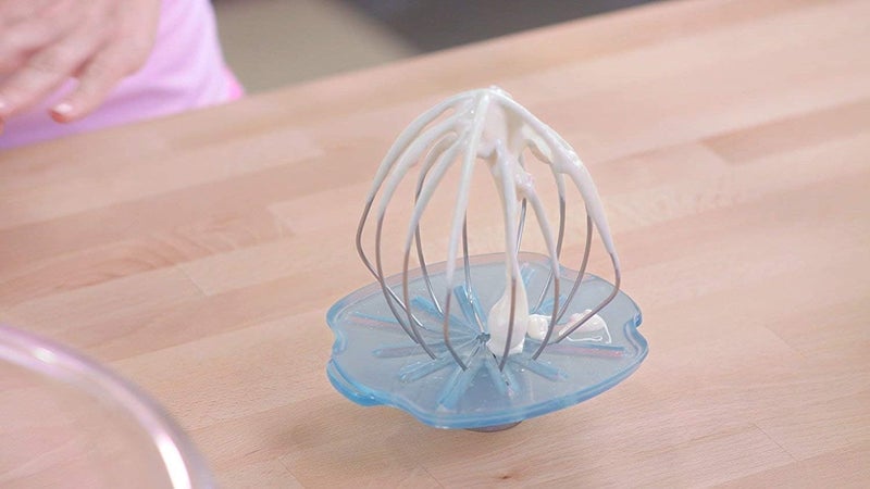 Whisk WiperÂ® PRO for Stand Mixers - Mix Without The Mess - The Ultimate Stand Mixer Accessory - Compatible With KitchenAid Stand Mixers (For Tilt-Head Mixers, Classic Blue) - Image 3