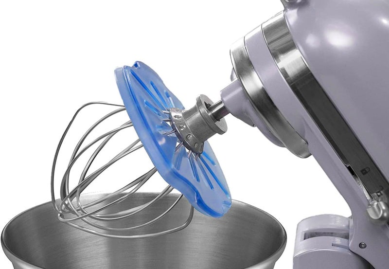 Whisk WiperÂ® PRO for Stand Mixers - Mix Without The Mess - The Ultimate Stand Mixer Accessory - Compatible With KitchenAid Stand Mixers (For Tilt-Head Mixers, Classic Blue) - Image 1