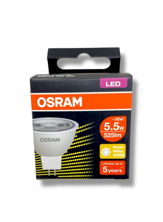 OSRAM LED Lamp 100% Original  (Warm White, 5.5W, GU5.3 Base) - Image 2