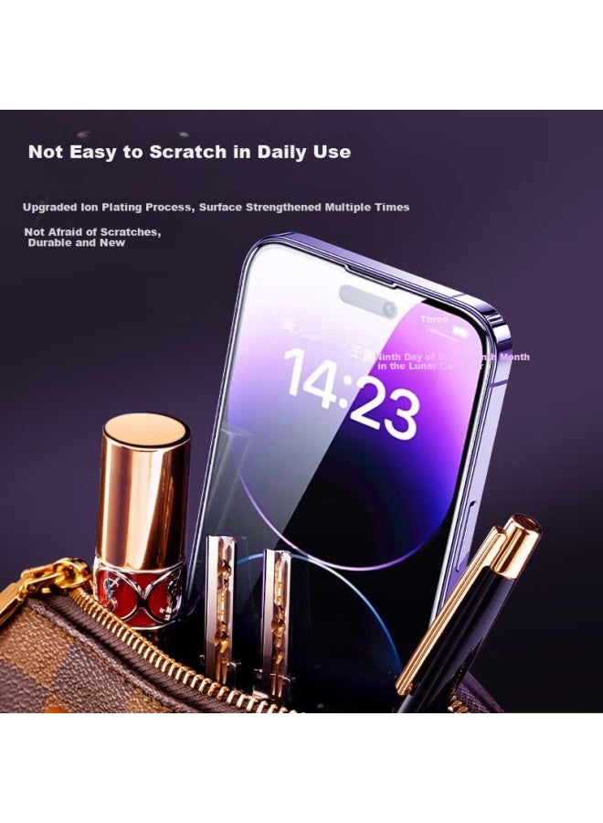 Koolife Privacy Screen Protector For Apple Iphone 14 Pro Max, Tempered Glass Film, Earpiece Dust-Proof Mesh, Anti-Spy, Easy Installation, Full Screen Coverage, Ultra-Thin Glass - Image 2