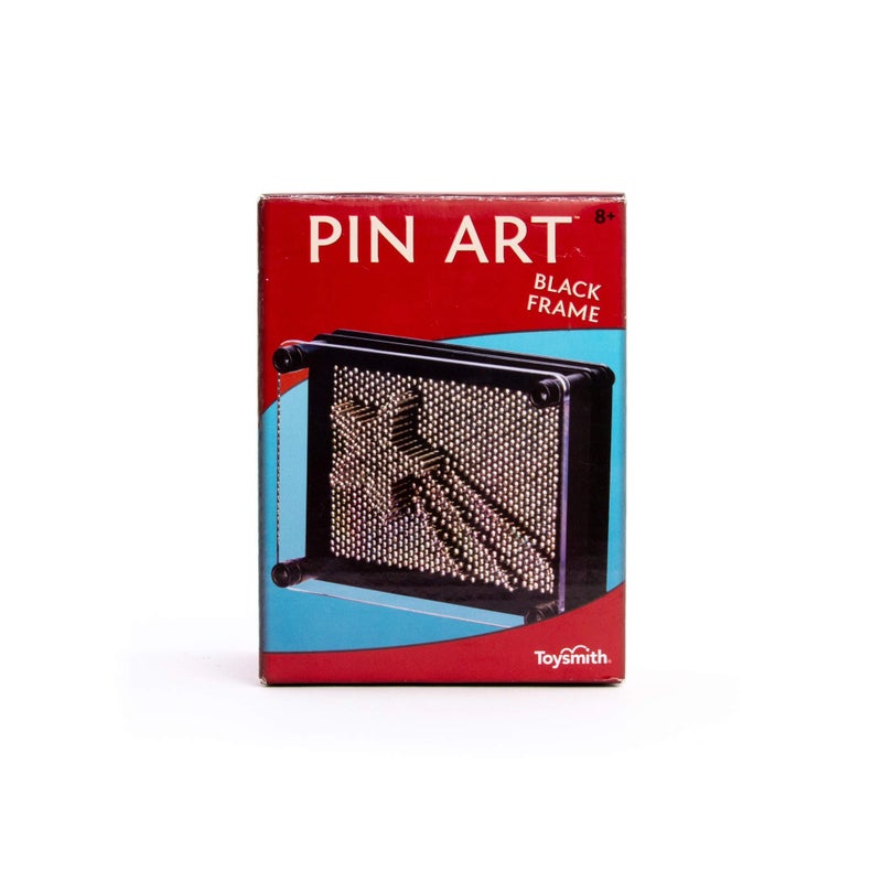 Toysmith Pin Art Fidget 3D Distraction Office Gift, Decor, Coworker gift, Dad 5", Black - Image 1