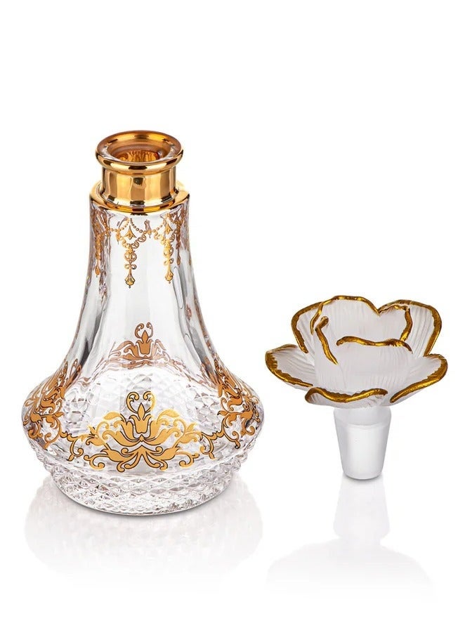 Damanhoor 12.5 Tola Glass Perfume Bottle – Elegant Refillable Attar & Fragrance Bottle for Perfumes, Essential Oils & Gift Packaging - Image 1