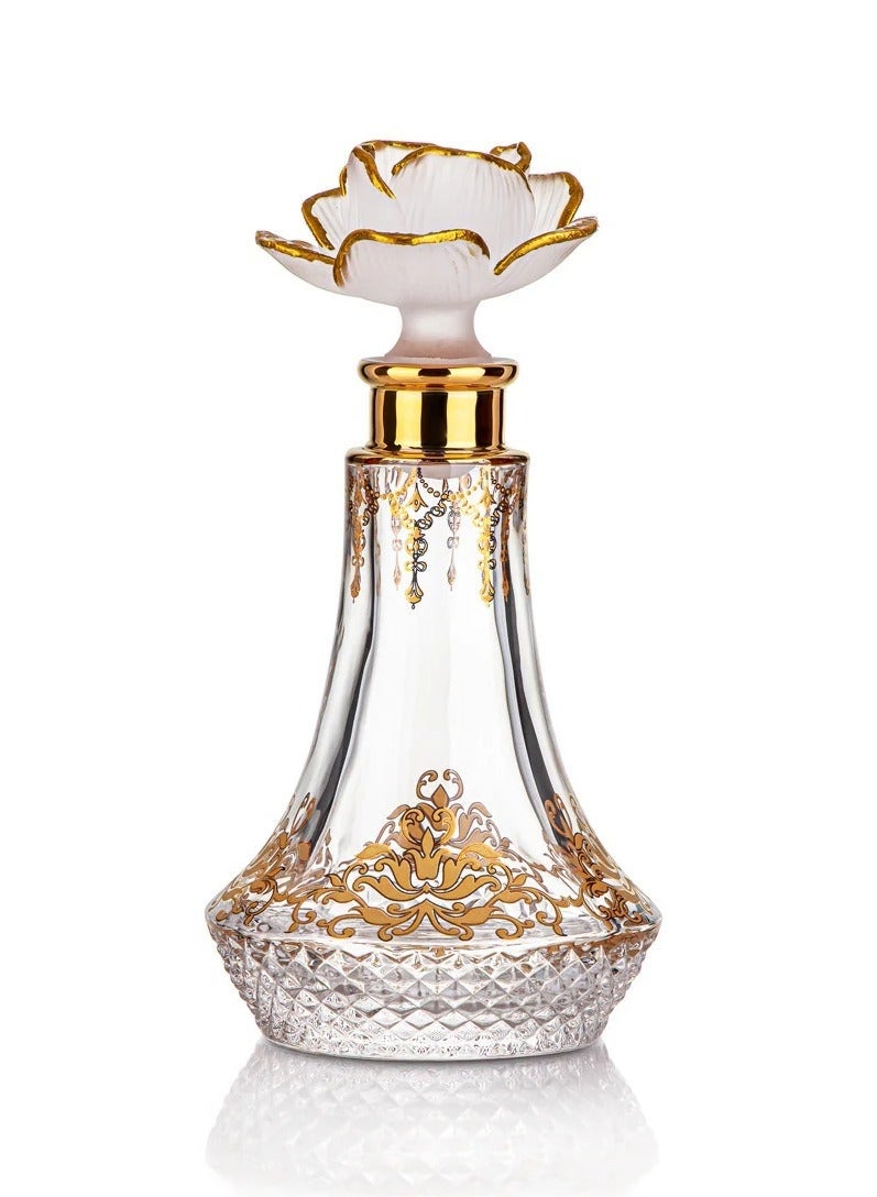 Damanhoor 12.5 Tola Glass Perfume Bottle – Elegant Refillable Attar & Fragrance Bottle for Perfumes, Essential Oils & Gift Packaging - Image 2