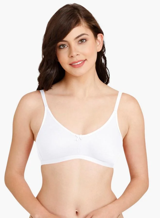 zivame Zivame Non-Padded Bra with Hook and Eye Closure