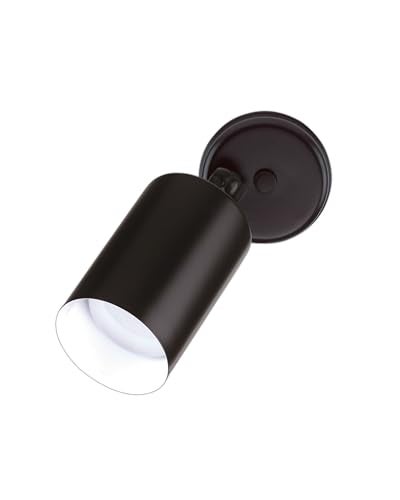 NICOR Lighting 75W Black Single Cylinder Adjustable Security Flood Light (11711) - Image 1