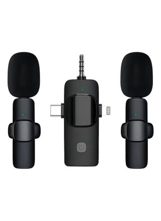 3 in 1 Wireless Lavalier Microphones for iPhone, iPad, Android, Camera, USB-C MicrophoneMini Microphone with Noise Reduction for Video Recording, Vlog, YouTube, TikTok - pzsku/ZEA19B0D276B873B317F3Z/45/_/1732694989/20a4656a-a011-4961-b574-eb5e25616b56