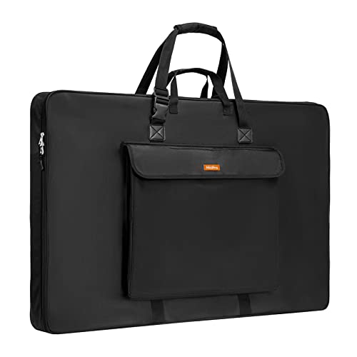 Nicpro Art Portfolio Bag 20 x 26 Inches, Waterproof Nylon Artist Case Carrying Bag Soft Sided with Shoulder Strap, Storage for Artwork Sketch, Drawing, Canvas, Photography, Poster, Solar Panel - Image 1