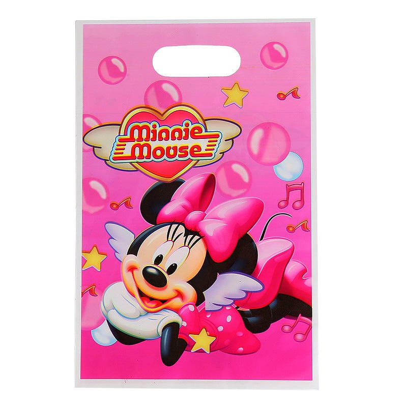 Kids Party Favor Bags Shiny Candy Pouches Minnie 