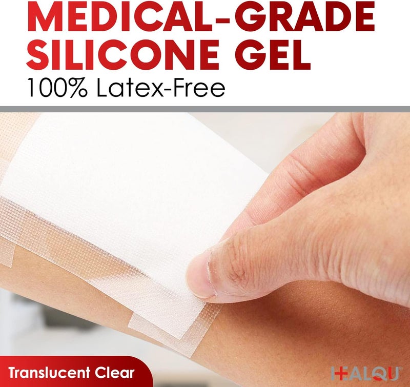 HEALQU شريط جراحي HEALQU 6 لفات 2x10 ياردة شريط طبي شفاف للعناية بالجروح والأنابيب ولوازم الإسعافات الأولية شريط ميكروبوري قابل للتنفس ومقاوم للماء مع لاصق لطيف - Image 3