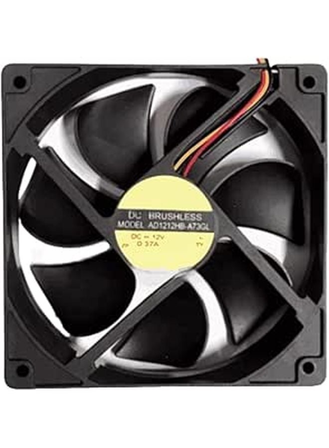 120mm 120x120x25mm DC 12V 3 Pin Cooling Fan 0 37A AD1212HB A73GL Cooler - Image 1