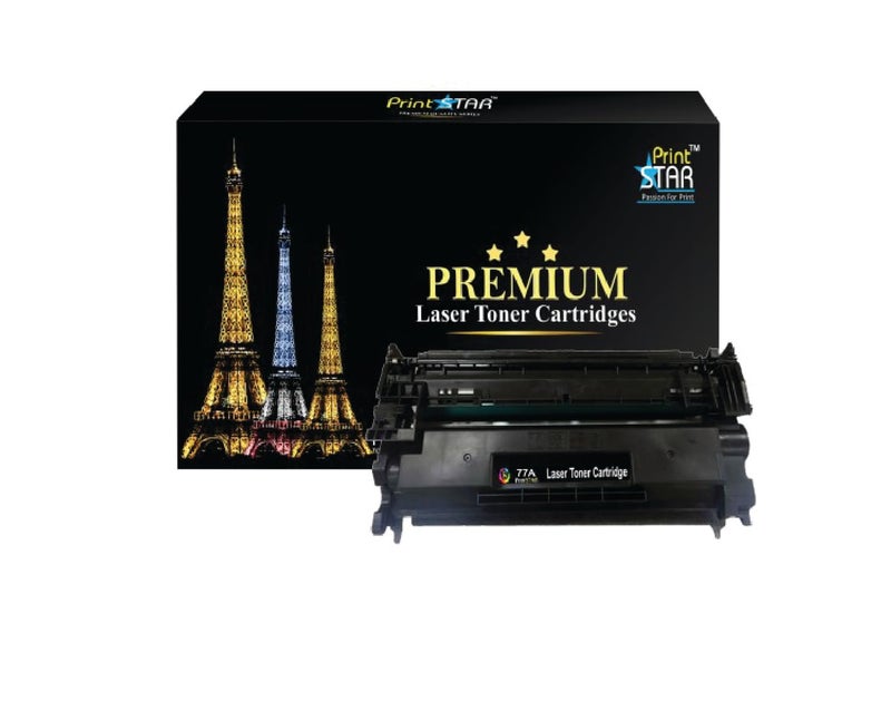 Print Star 77A CF277A Toner Cartridge with Chip Compatible with HP Laserjet Pro M305 M329 M405 M407 M429 M429dw M429fdn M429fdw M431 Printers | High Yield Black Toner for Office and Home Printing - Image 1