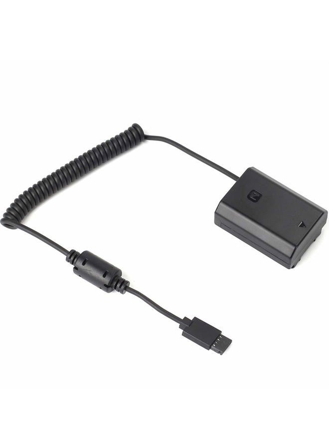 SZRMCC Battery Adapter Cables for DJI Ronin-S Gimbal DC 12V Outport to NP-FZ100 DC Coupler Dummy Battery for Sony A9 A7III A7RIII A7RIV Camera - Image 1