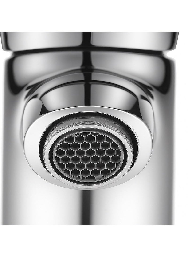 GS Premium Bathroom Basin Faucet With Pop Up Waste Chrome - 5562C - Image 2