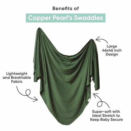 Copper Pearl Baby Swaddle Blanket - Premium Knit Baby Blanket, Large Soft Stretchy Receiving Blankets for Baby Boy and Girl, Swaddles for Newborn, Infant, and Toddler (Wizarding World™) - Image 2