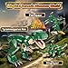HSANHE 3 in1 Dinosaurs Building Blocks Toys for Kids Age 610 Year Old Educational Building Sets Best Gifts for Boy 610 Green - Image 3