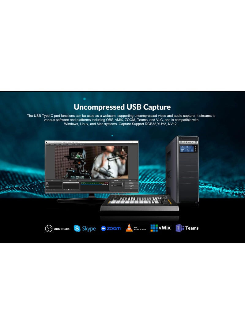 AVMATRIX SHARK S8X 8CH SDI/ HDMI Video Switcher - Image 5