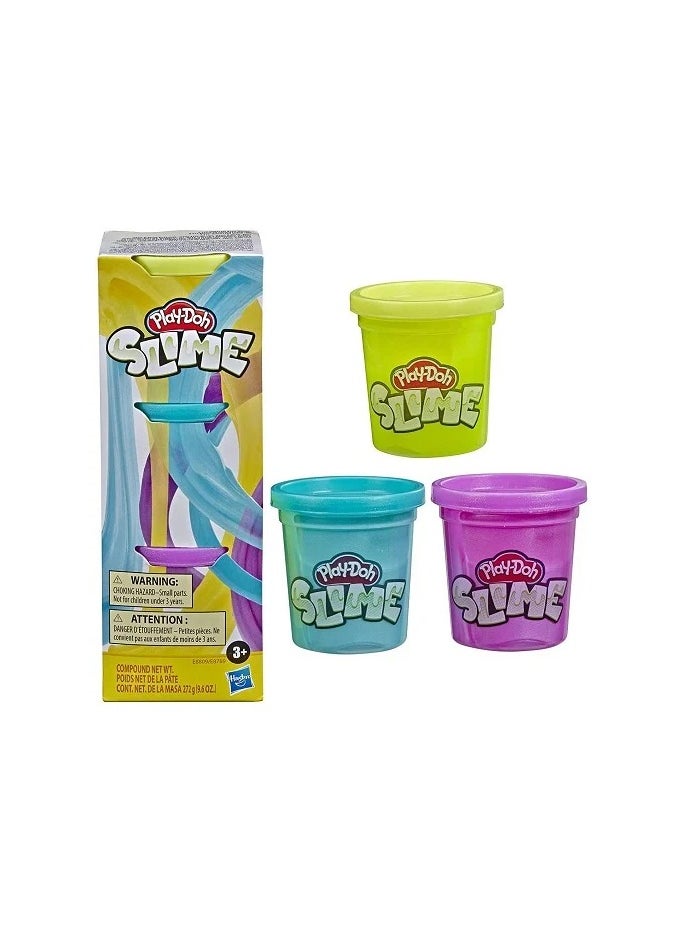 Play-Doh Slime 3-Pack – Non-Toxic Slime in Yellow, Metallic Purple & Metallic Teal | Stretchy & Fun Slime for Creative Play & Sensory Exploration | Safe & Vibrant Slime Set for Kids - pzsku/ZEA1A4C198935FEE0D505Z/45/_/1714732778/5d575a26-b069-4caa-bea7-d71099b4373f