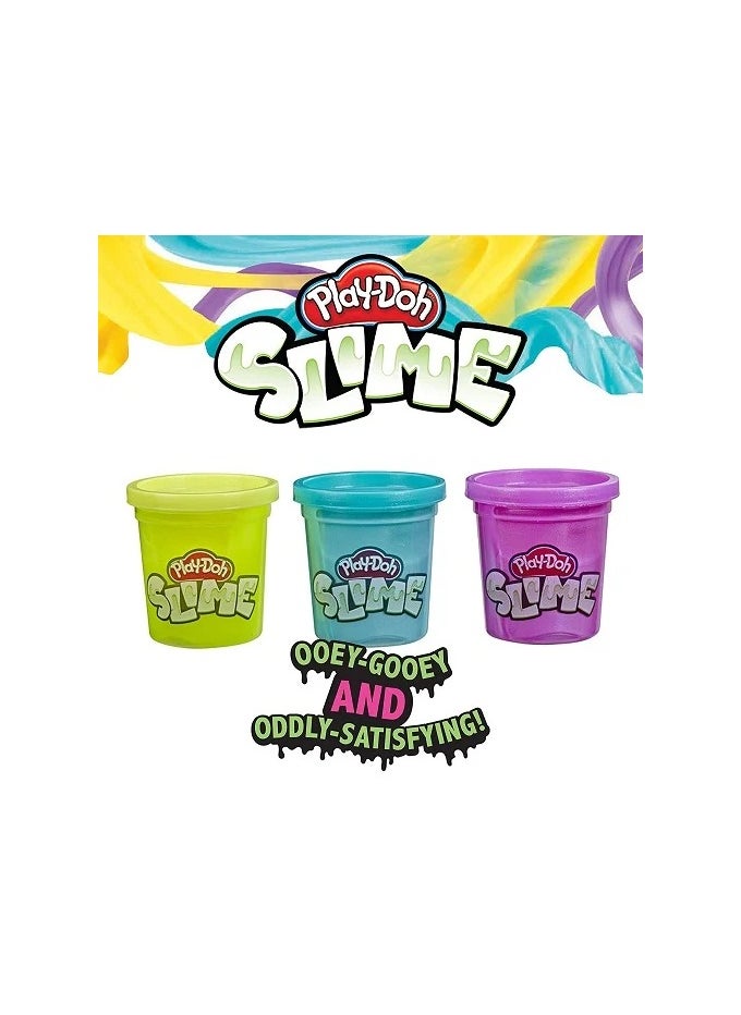 Play-Doh Slime 3-Pack – Non-Toxic Slime in Yellow, Metallic Purple & Metallic Teal | Stretchy & Fun Slime for Creative Play & Sensory Exploration | Safe & Vibrant Slime Set for Kids - pzsku/ZEA1A4C198935FEE0D505Z/45/_/1714733020/7606fe83-aa31-43f5-896b-82ae8601b339