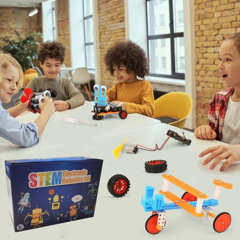 XICEN STEM Robotics Kit for Kids Age 8+, Robot Building Science Experiments, Electric Motor Engineering Toys, Crafts Gifts for Boys and Girls - Image 5