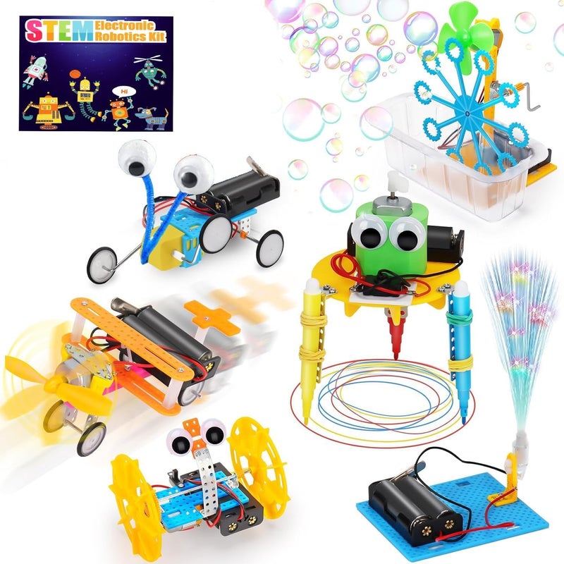 XICEN STEM Robotics Kit for Kids Age 8+, Robot Building Science Experiments, Electric Motor Engineering Toys, Crafts Gifts for Boys and Girls - Image 1