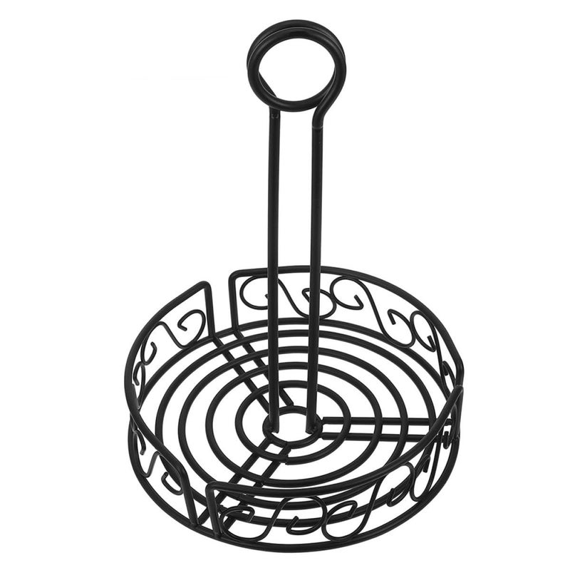 Large Iron Wire Spice Rack Storage Basket For Kitchen Cabinet Countertop Pantry - Image 2