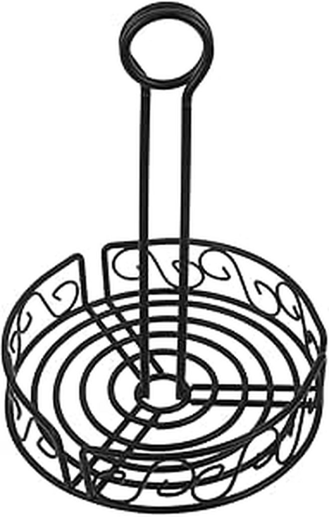 Large Iron Wire Spice Rack Storage Basket For Kitchen Cabinet Countertop Pantry - Image 1