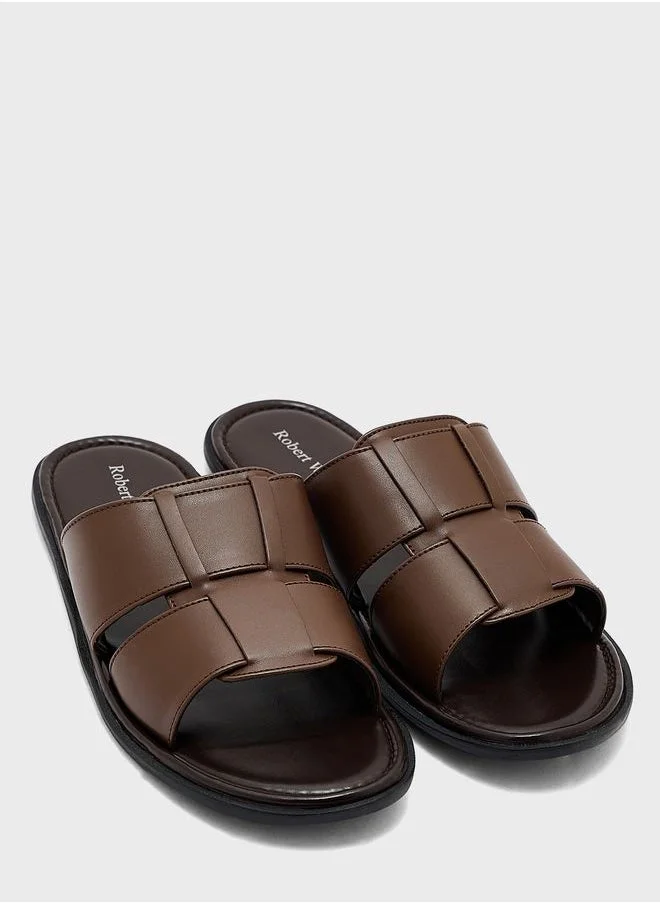 Robert Wood Slider Sandals