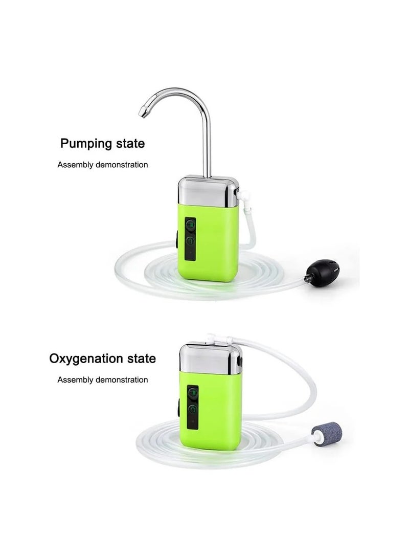 3 in 1 Fishing Tap and Oxygen Pump Tool, Three in One Water Tap with LED Light, Portable Fish Aquarium Air Pump  - Image 3