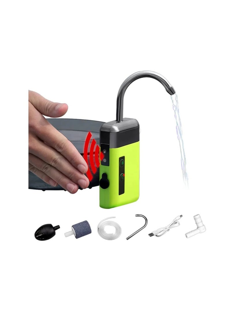 3 in 1 Fishing Tap and Oxygen Pump Tool, Three in One Water Tap with LED Light, Portable Fish Aquarium Air Pump  - Image 1