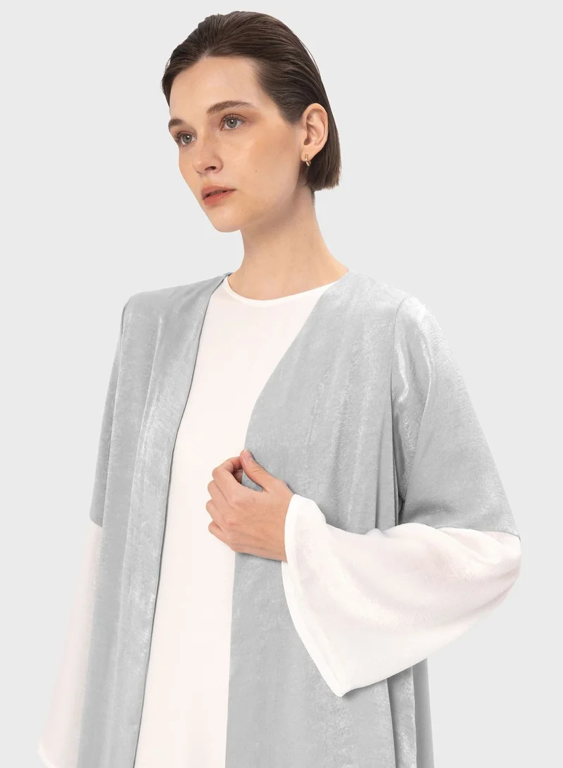 Demure Color Block Abaya