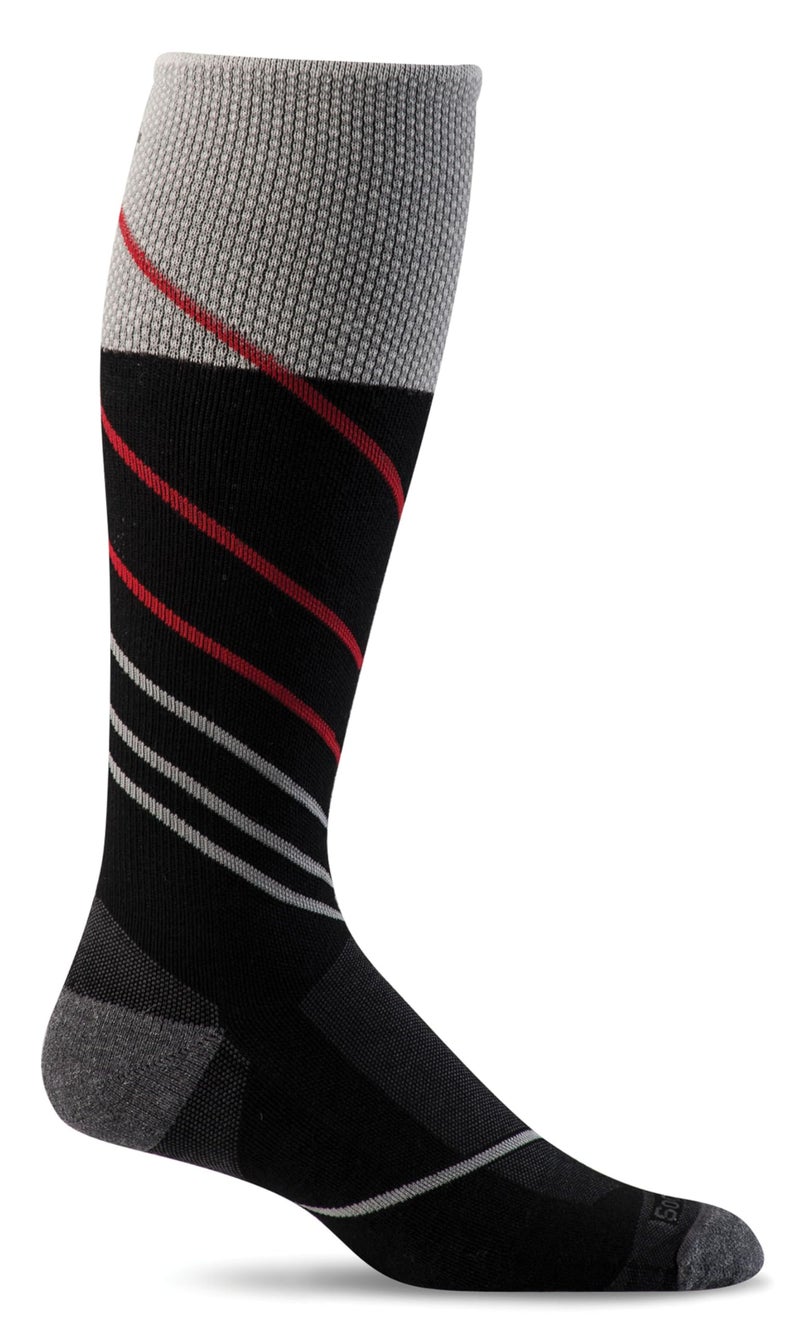 Sockwell Men's Pulse OTC Firm Graduated Compression Sock, Black, Black - M/L - Image 1