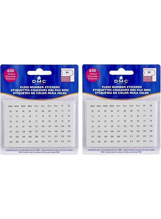 DMC 6103 Floss Number Stickers 630Stickers (2 Pack) - Image 2