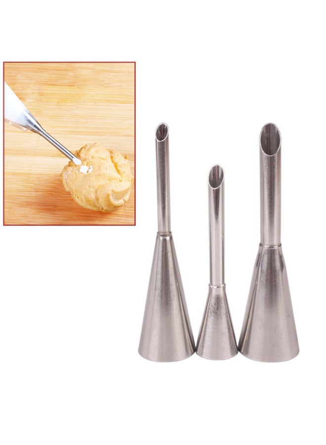 304 Stainless Steel Puff Cream Nozzle Cake Baking Tools Puff Cream Piping Nozzle-Specifications:230