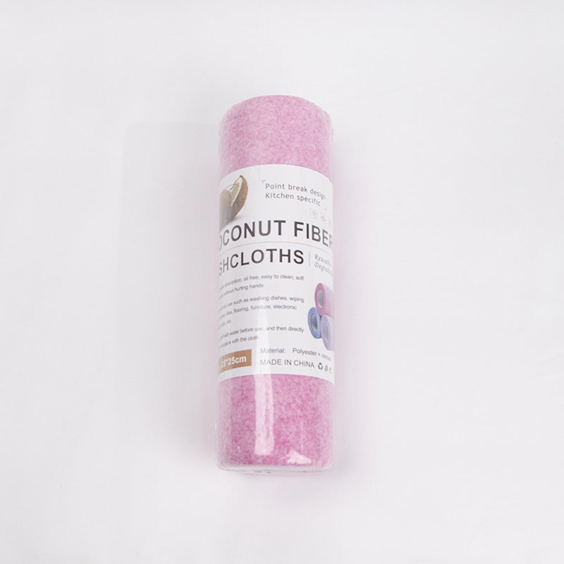 Microfiber Rag Roll Disposable Kitchen Dishwashing Cloth Lazy Cleaning Cloth Polyester Absorbent Multifunctional Cleaning Towel - Image 1