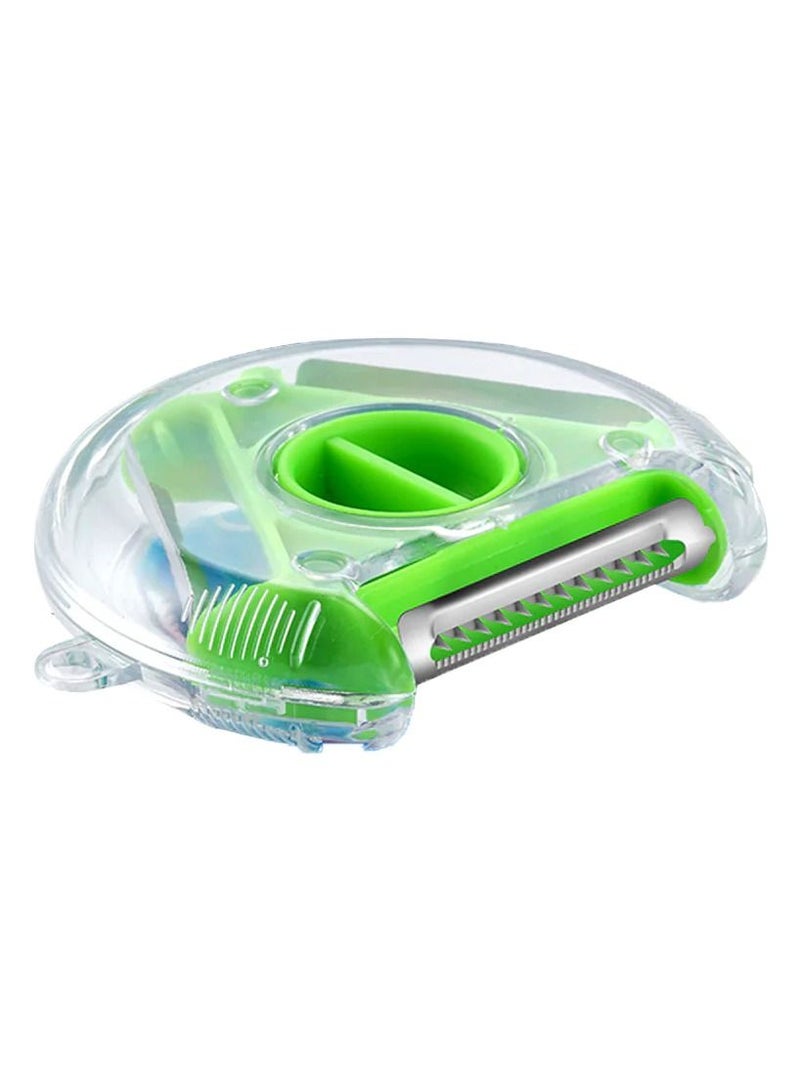 DubaiGallery 3 in 1 Peeler Set [ Multi Style Stainless Steel Peeler ] [ Potato Peeler Apple Peeler ] Perfect for Peeling Vegetables & Fruits  - Image 2