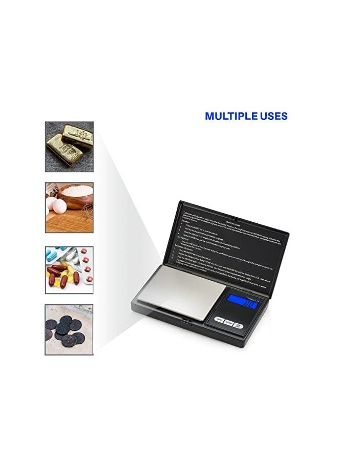 PROMASS Smart Weigh mini Digital Pocket Gram Scale 1000g/ 0.1 Grams Digital Gram Scale/Jewelry Scale/Food Scale/Medicine Scale/Kitchen Scale Multifunctional/Battery Included (1000g/0.1g) - Image 3