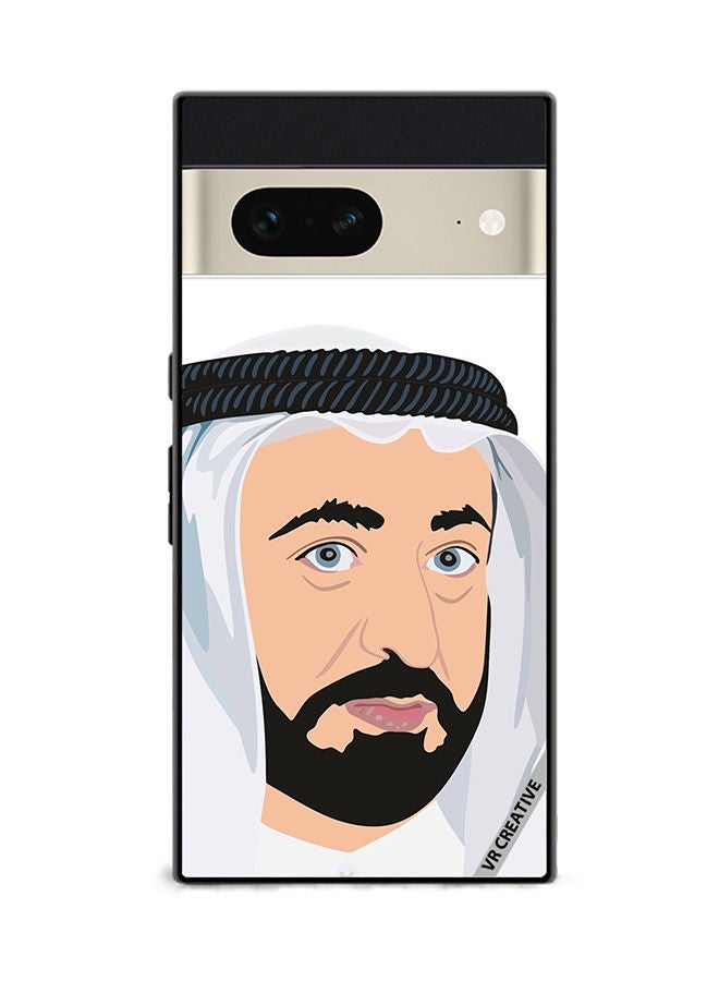 VR CREATIVE Protective Case Cover For Google Pixel 7 Sheikh Sultan Bin Mohammed Bin Sultan Al Design Multicolour - Image 1