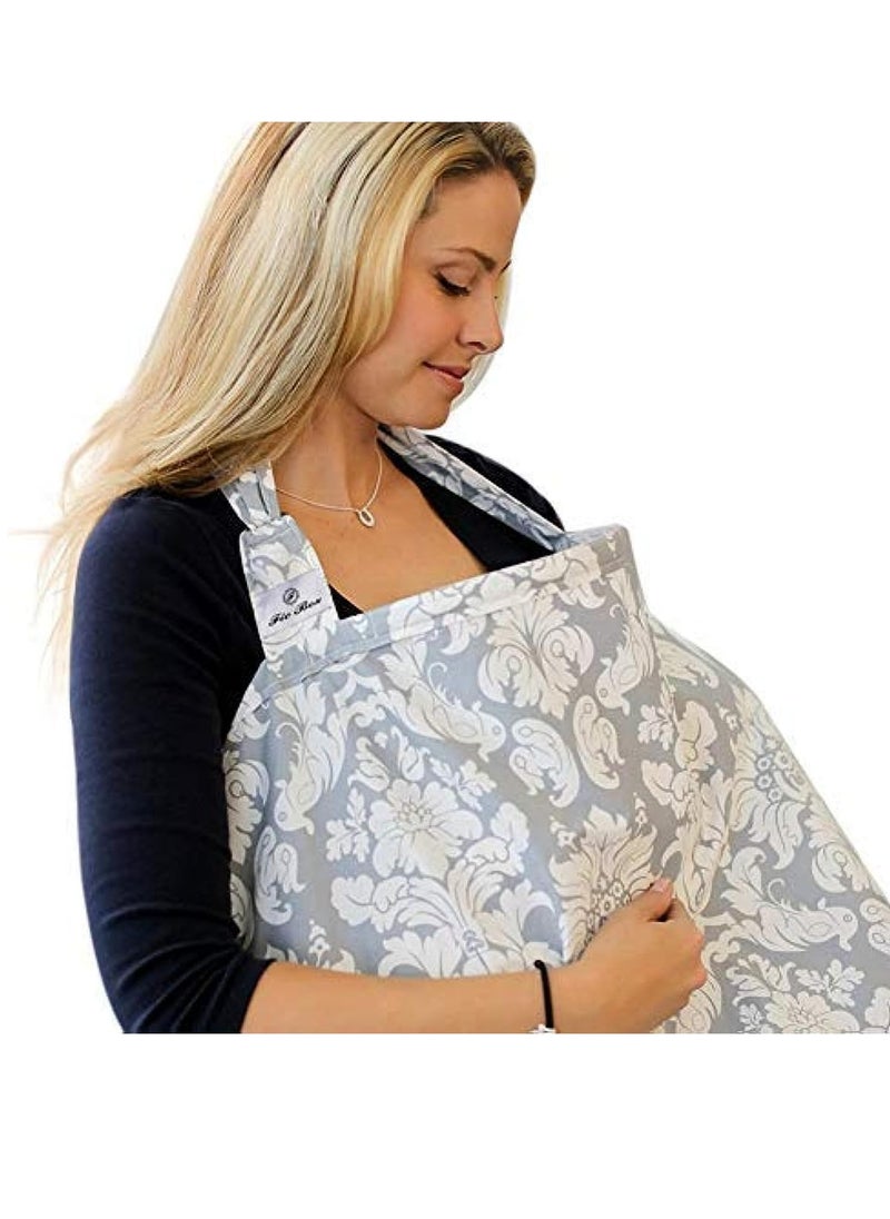 Gonice Nursing Cover Breastfeeding Aprons, White  - Image 2
