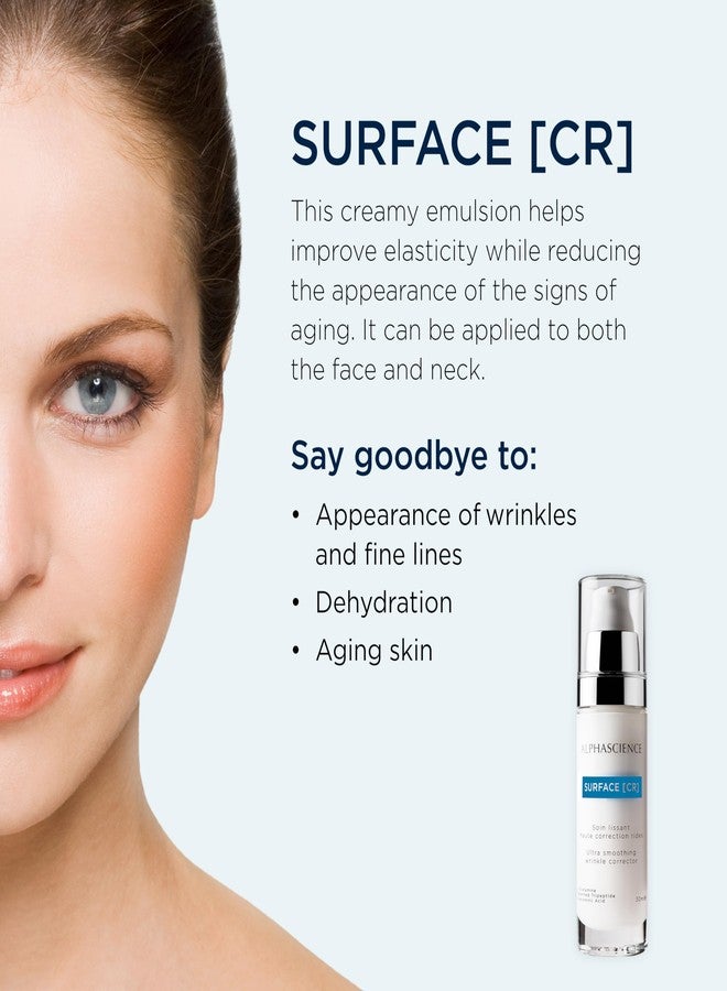 ALPHASCIENCE SURFACE [CR] - Moisturizing & Tightening Face Cream - Improves Elasticity & Helps Reduce Appearance of Signs of Aging - Hydrates & Smooths - Preservative-Free - 30 ml / 1 fl oz. - Image 3