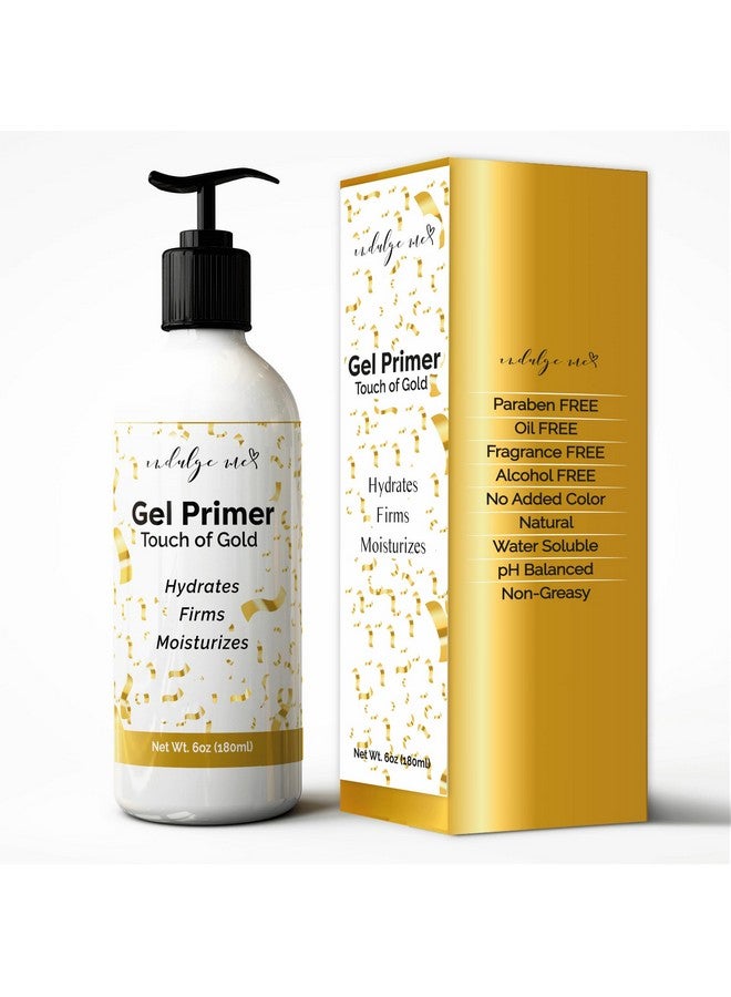 IndulgeMe Conductive Gel Facial Hydrating Leaveon Gel Primer Hyaluronic Acid Collagen Peptide Niacinamide Vitamin E Gold Foil - Image 1