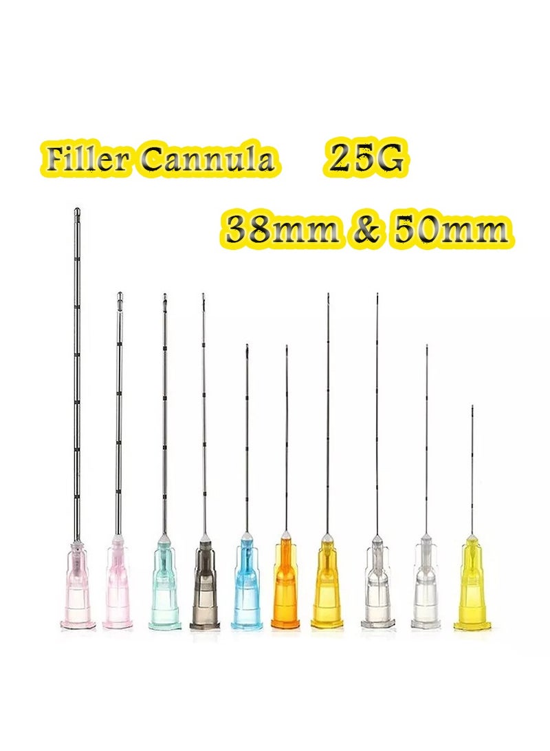 Fine Micro Filler Cannula 25G – For Precise Placing of Viscous Filler – High Pure Grade Stainless Steel – Variety of Gauge Sizes with Multiple Lengths. - Image 1