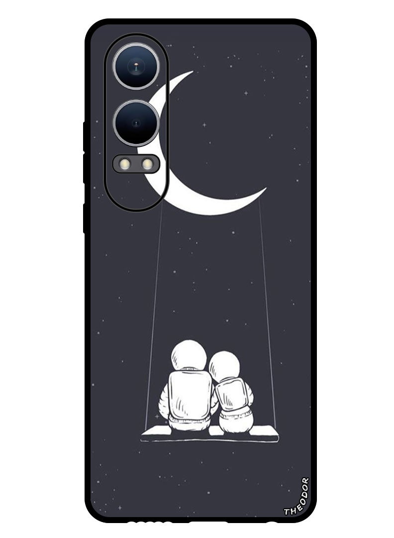 Theodor Protective Case Anti Scratch Shock Proof Bumper Cover For Oppo K12x (China) Two Astronauts - Image 1