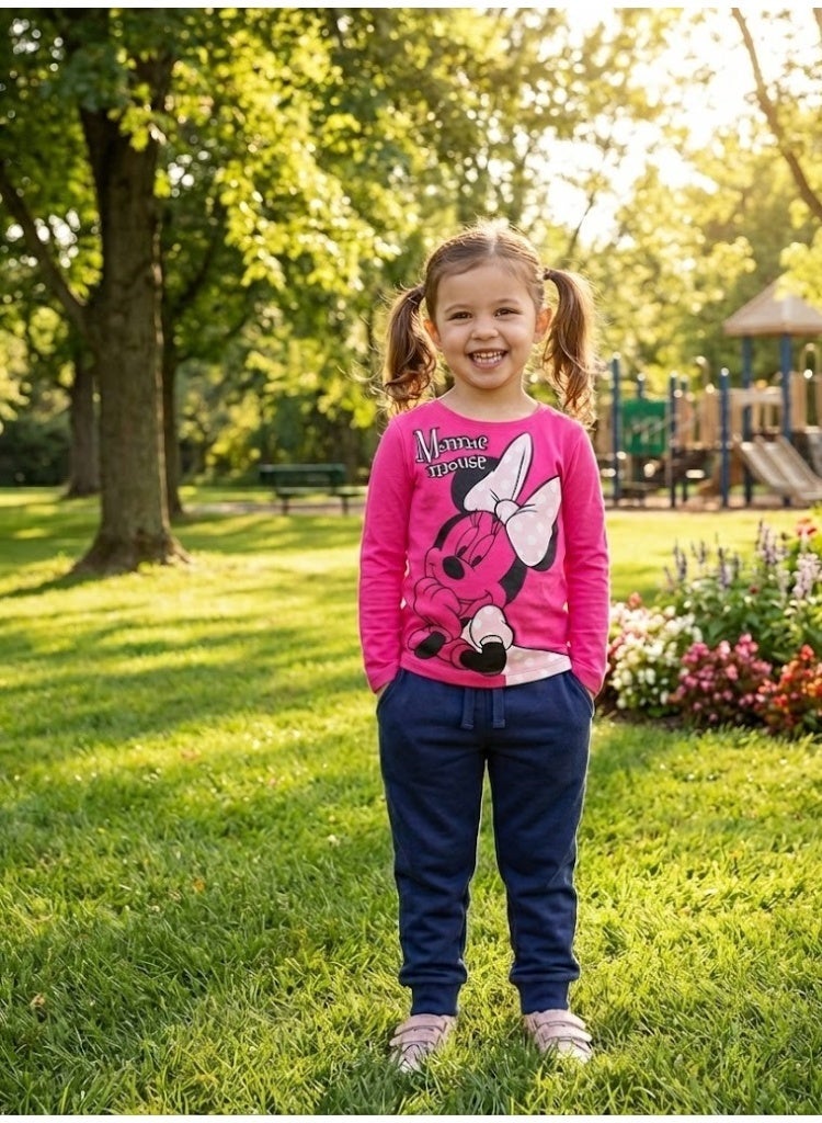 ديزني_ميني_هاوس تي شيرت ميني ماوس للبنات بأكمام طويلة من Kids TV - Image 2