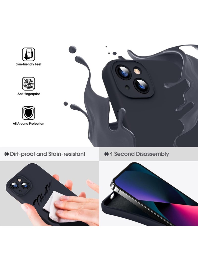 WRISTWISE Case Cover for iPhone 13 - [Camera All-Round Protection] [Soft Microfiber Lining Anti-Scratch] Shockproof Phone Case Cover, Black - Image 3