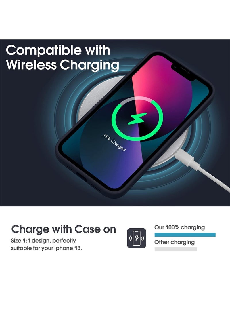 WRISTWISE Case Cover for iPhone 13 - [Camera All-Round Protection] [Soft Microfiber Lining Anti-Scratch] Shockproof Phone Case Cover, Black - Image 5