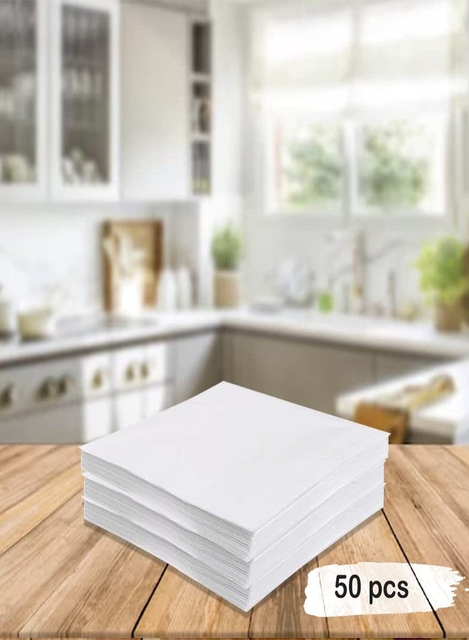 Tandem Paper Dinner Hand Napkins Disposable Cloth Like Napkins Soft, Absorbent, Paper Hand (30 x28) pack Of 50pcs - Image 3