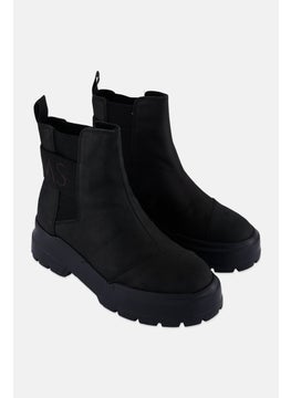 TOMS Women Alpargata Combat Slip On Ankle Boots, Black  - Image 1